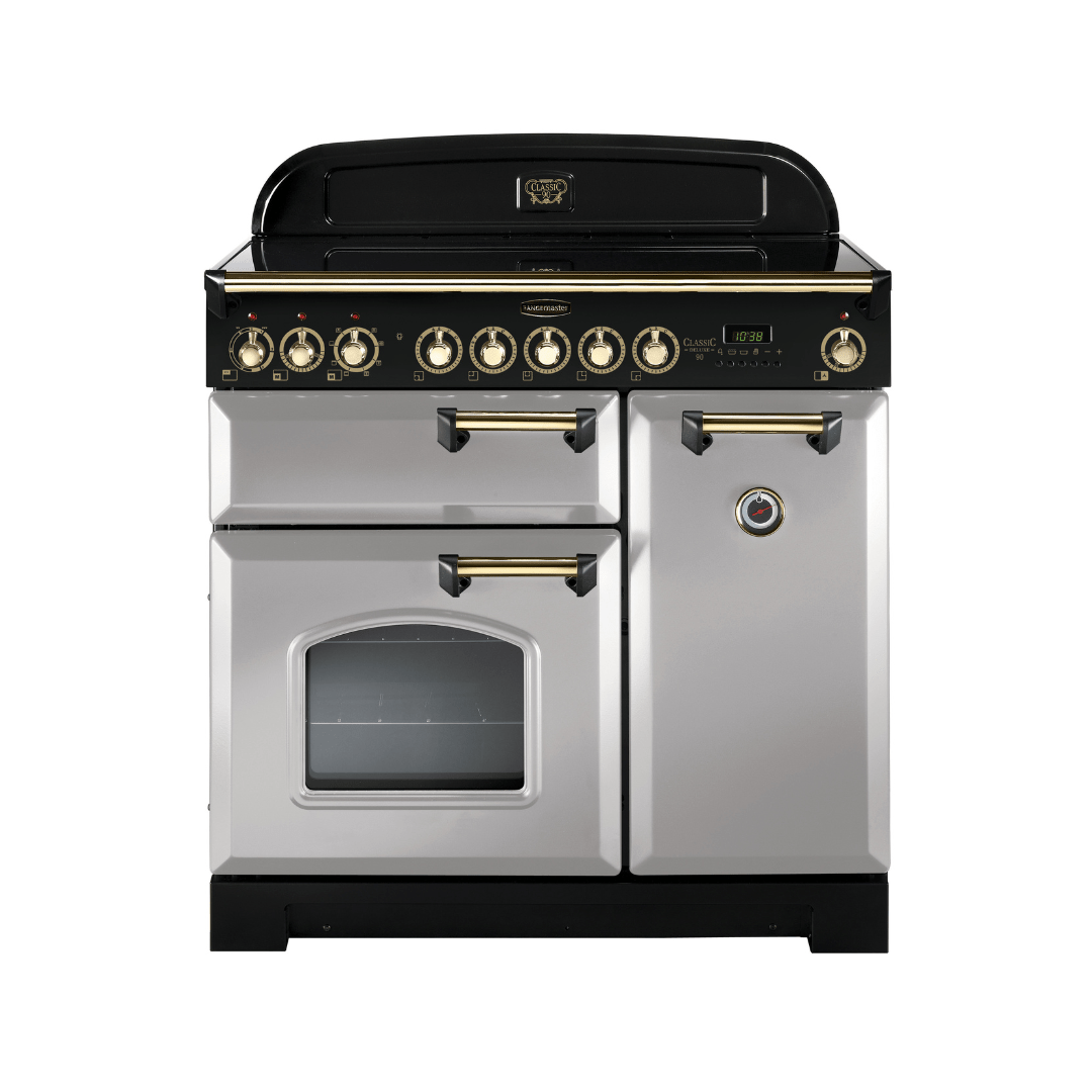 Rangemaster Classic Deluxe 90cm Induction Range Cooker - Carvers Interiors - Rangemaster