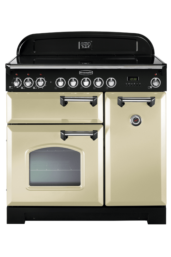 Rangemaster Classic Deluxe 90cm Induction Range Cooker - Carvers Interiors - Rangemaster