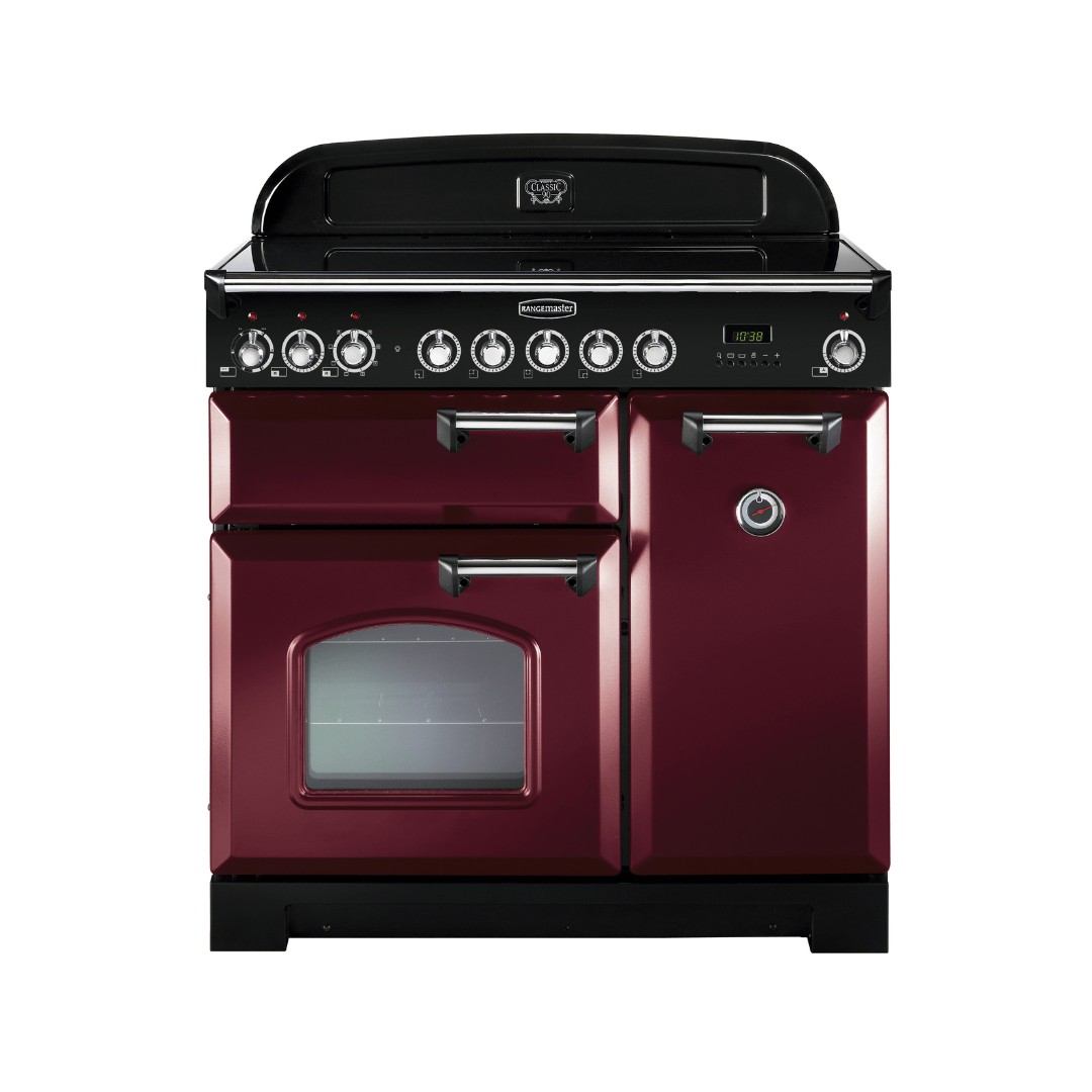 Rangemaster Classic Deluxe 90cm Induction Range Cooker - Carvers Interiors - Rangemaster