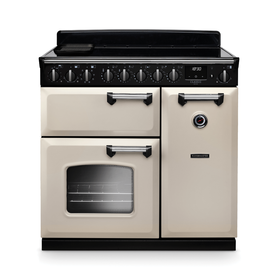 Rangemaster Classic Deluxe 90cm Induction Range Cooker - New - Carvers Interiors - Rangemaster