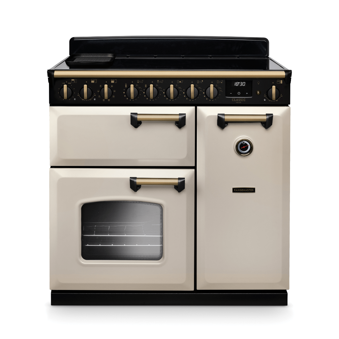 Rangemaster Classic Deluxe 90cm Induction Range Cooker - New - Carvers Interiors - Rangemaster