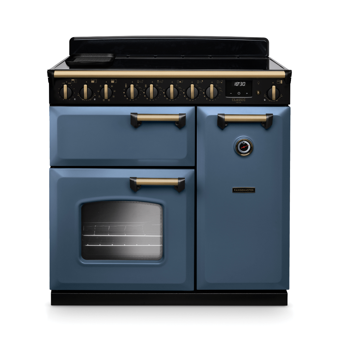 Rangemaster Classic Deluxe 90cm Induction Range Cooker - New - Carvers Interiors - Rangemaster