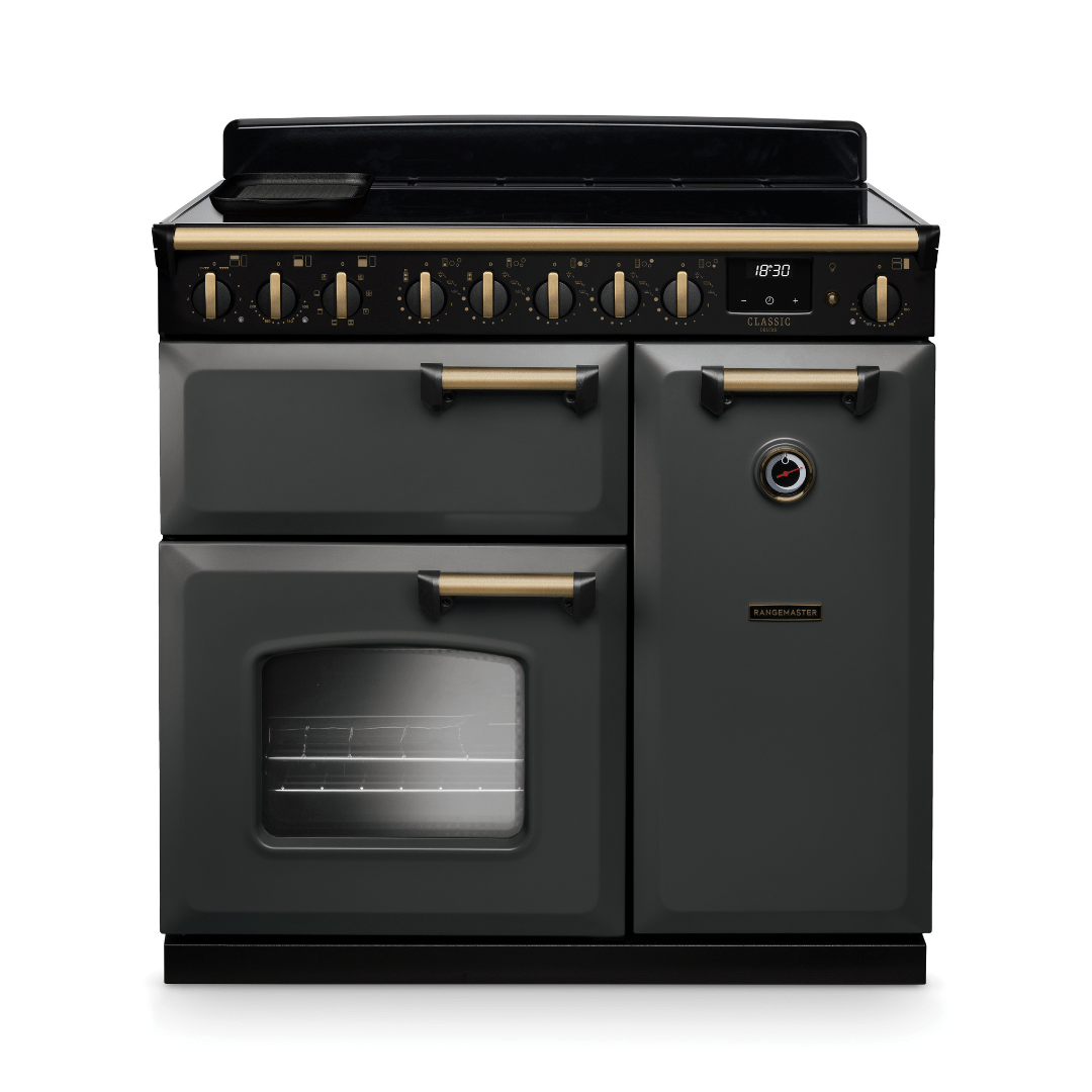 Rangemaster Classic Deluxe 90cm Induction Range Cooker - New - Carvers Interiors - Rangemaster