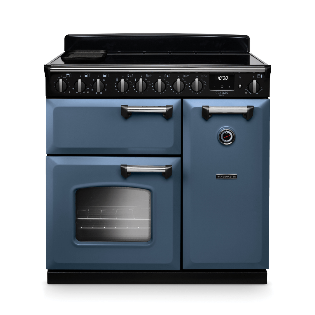 Rangemaster Classic Deluxe 90cm Induction Range Cooker - New - Carvers Interiors - Rangemaster