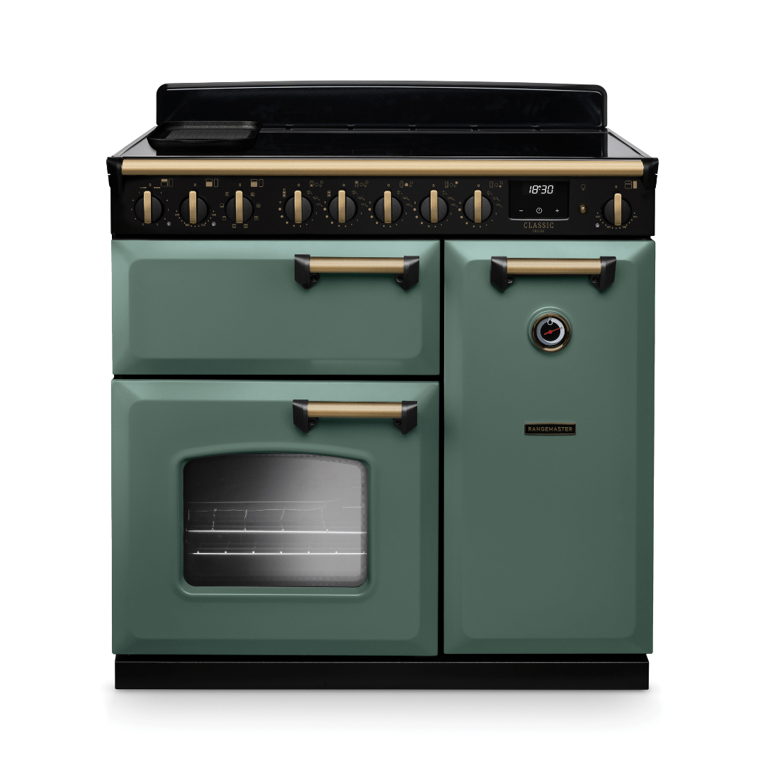 Rangemaster Classic Deluxe 90cm Induction Range Cooker - New - Carvers Interiors - Rangemaster