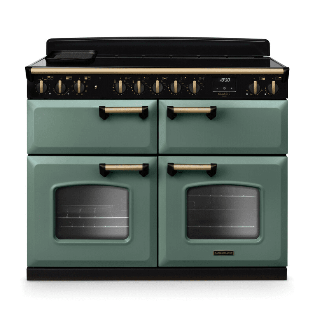 Rangemaster Classic Deluxe BC 110cm Induction Range Cooker - Carvers Interiors - Rangemaster