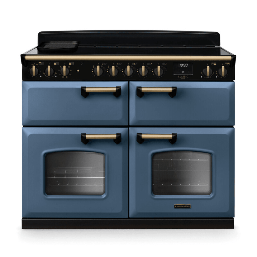 Rangemaster Classic Deluxe BC 110cm Induction Range Cooker - Carvers Interiors - Rangemaster