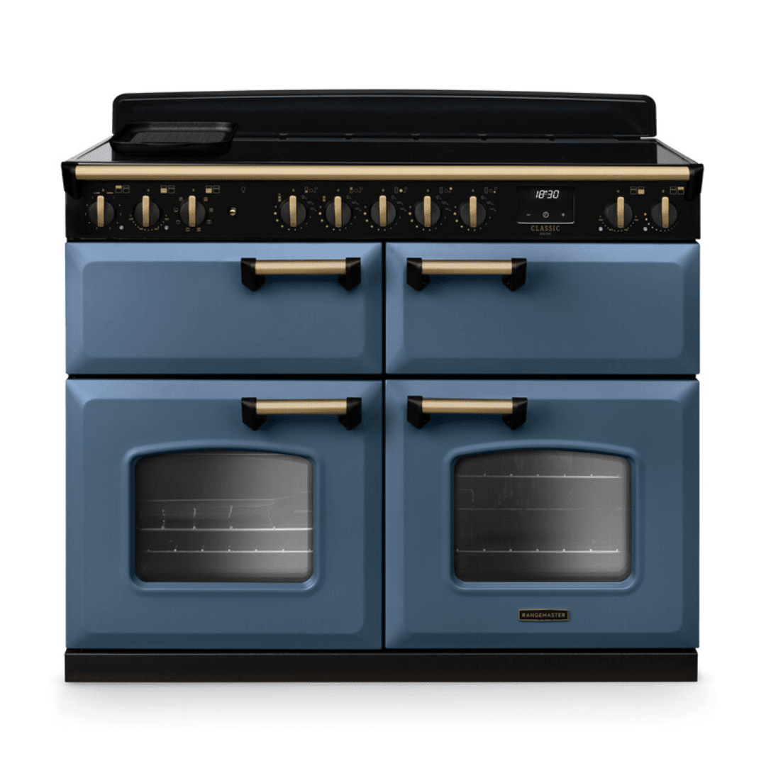 Rangemaster Classic Deluxe BC 110cm Induction Range Cooker - Carvers Interiors - Rangemaster