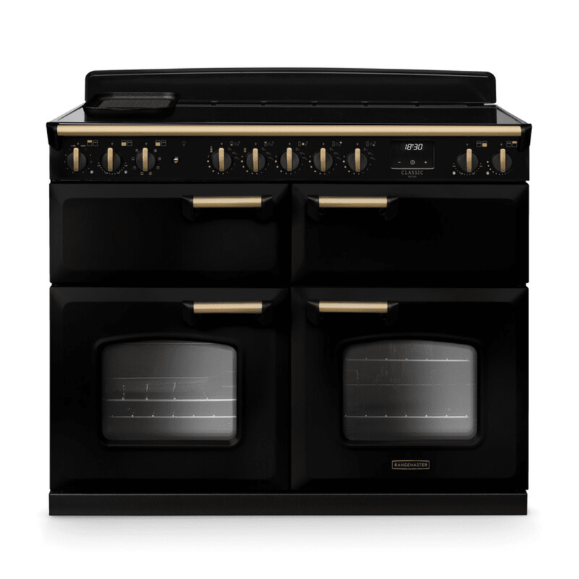 Rangemaster Classic Deluxe BC 110cm Induction Range Cooker - Carvers Interiors - Rangemaster