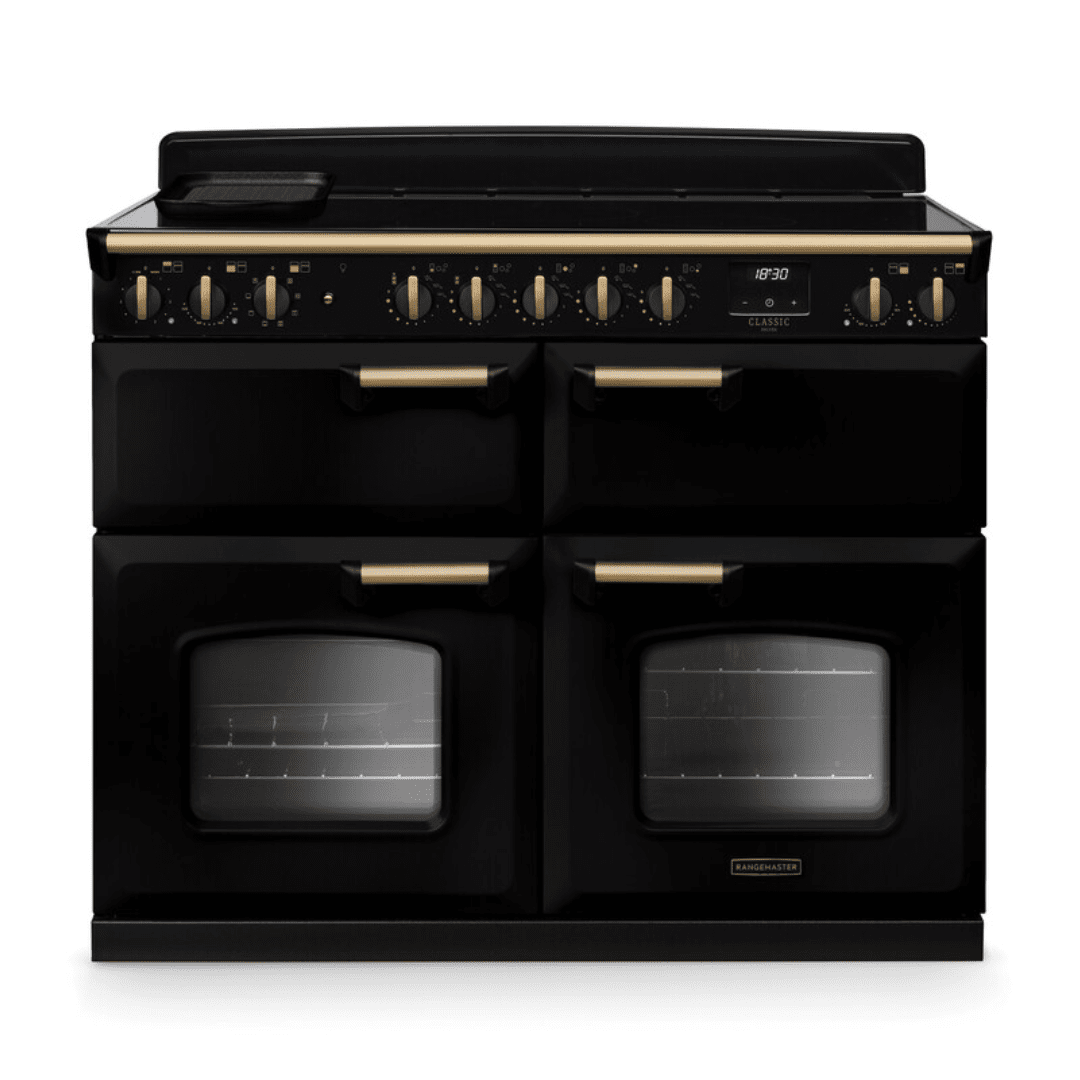 Rangemaster Classic Deluxe BC 110cm Induction Range Cooker - Carvers Interiors - Rangemaster