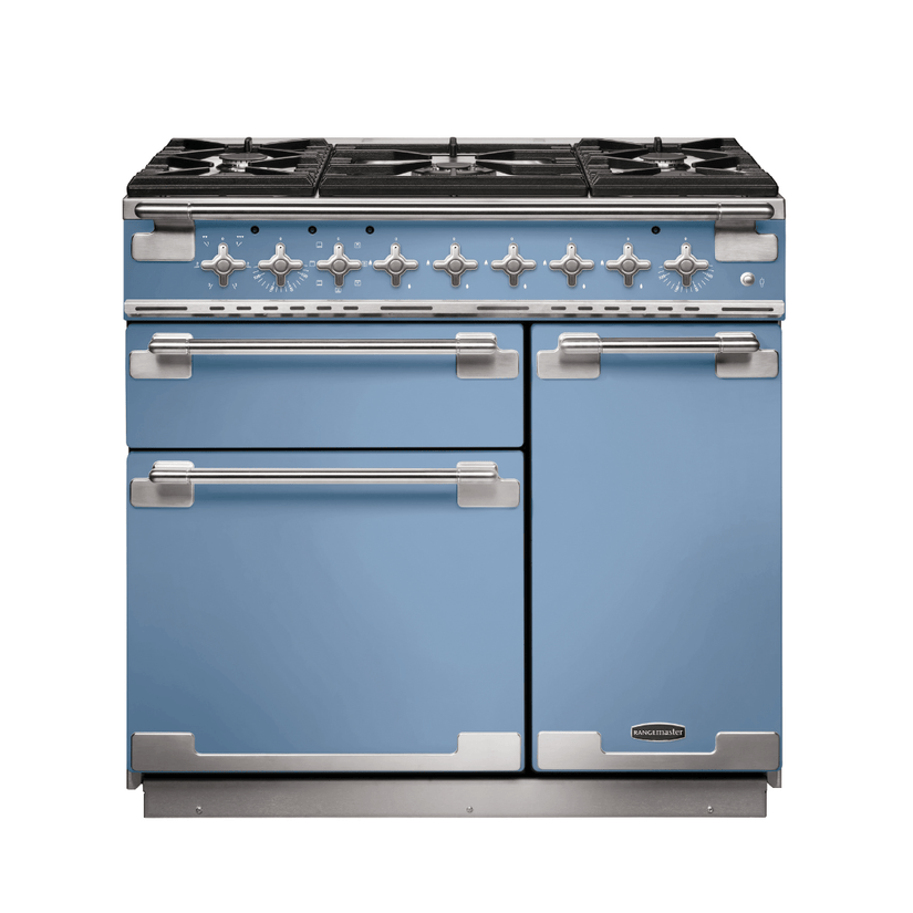 Rangemaster Elise Deluxe 90cm Dual Fuel Range Cooker - Carvers Interiors - Rangemaster