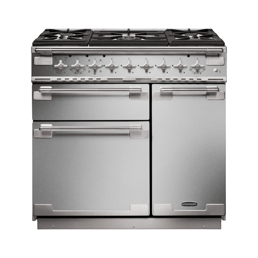 Rangemaster Elise Deluxe 90cm Dual Fuel Range Cooker - Carvers Interiors - Rangemaster