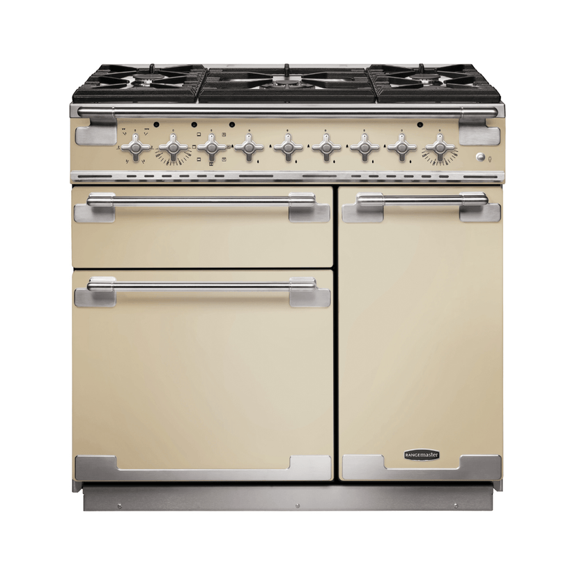 Rangemaster Elise Deluxe 90cm Dual Fuel Range Cooker - Carvers Interiors - Rangemaster