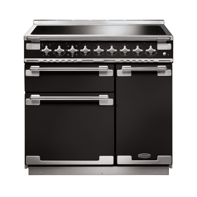Rangemaster Elise Deluxe 90cm Induction Range Cooker - Carvers Interiors - Rangemaster
