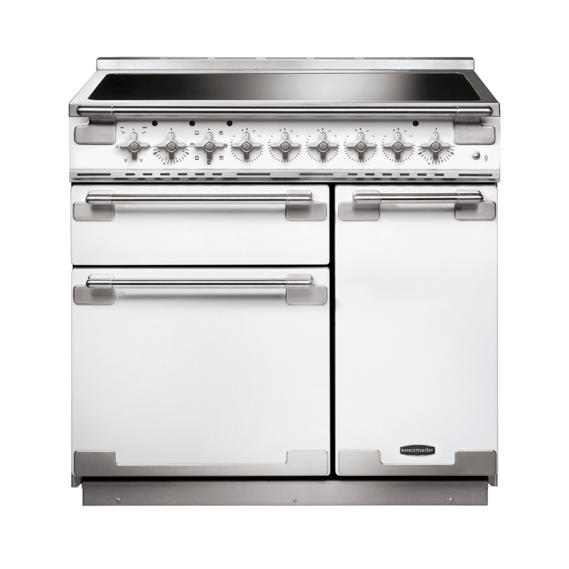 Rangemaster Elise Deluxe 90cm Induction Range Cooker - Carvers Interiors - Rangemaster