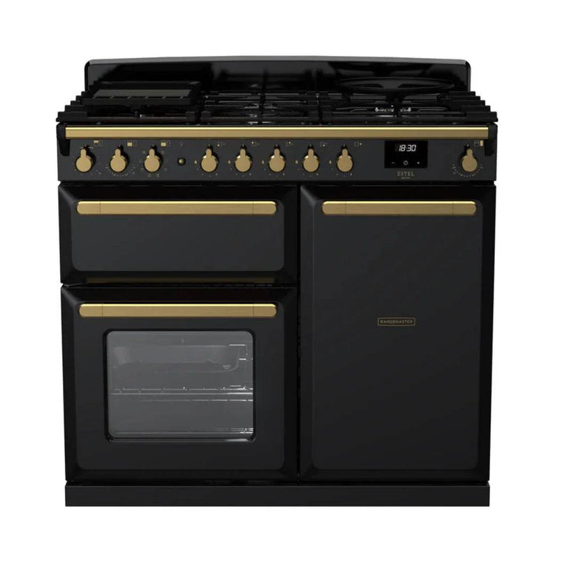 Rangemaster Estel Deluxe 100cm Dual Fuel Range Cooker - Carvers Interiors - Cookers and Bathroom Showroom Wolverhampton