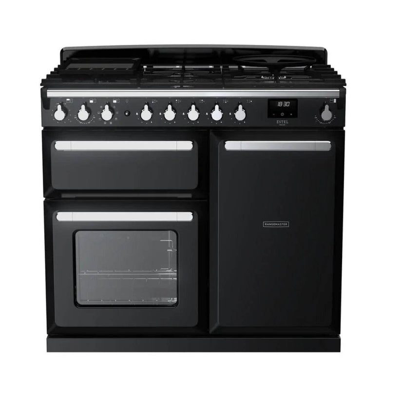 Rangemaster Estel Deluxe 100cm Dual Fuel Range Cooker - Carvers Interiors - Cookers and Bathroom Showroom Wolverhampton
