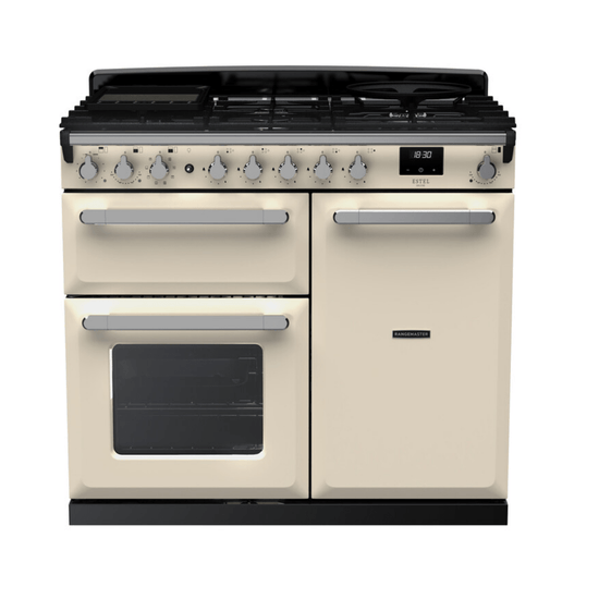 Rangemaster Estel Deluxe 100cm Dual Fuel Range Cooker - Carvers Interiors - Rangemaster