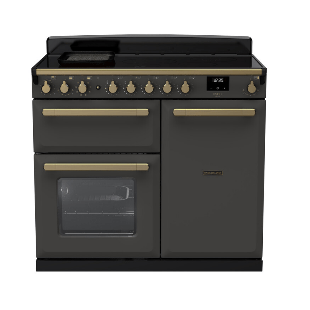Rangemaster Estel Deluxe 100cm Induction Range Cooker - Carvers Interiors - Rangemaster