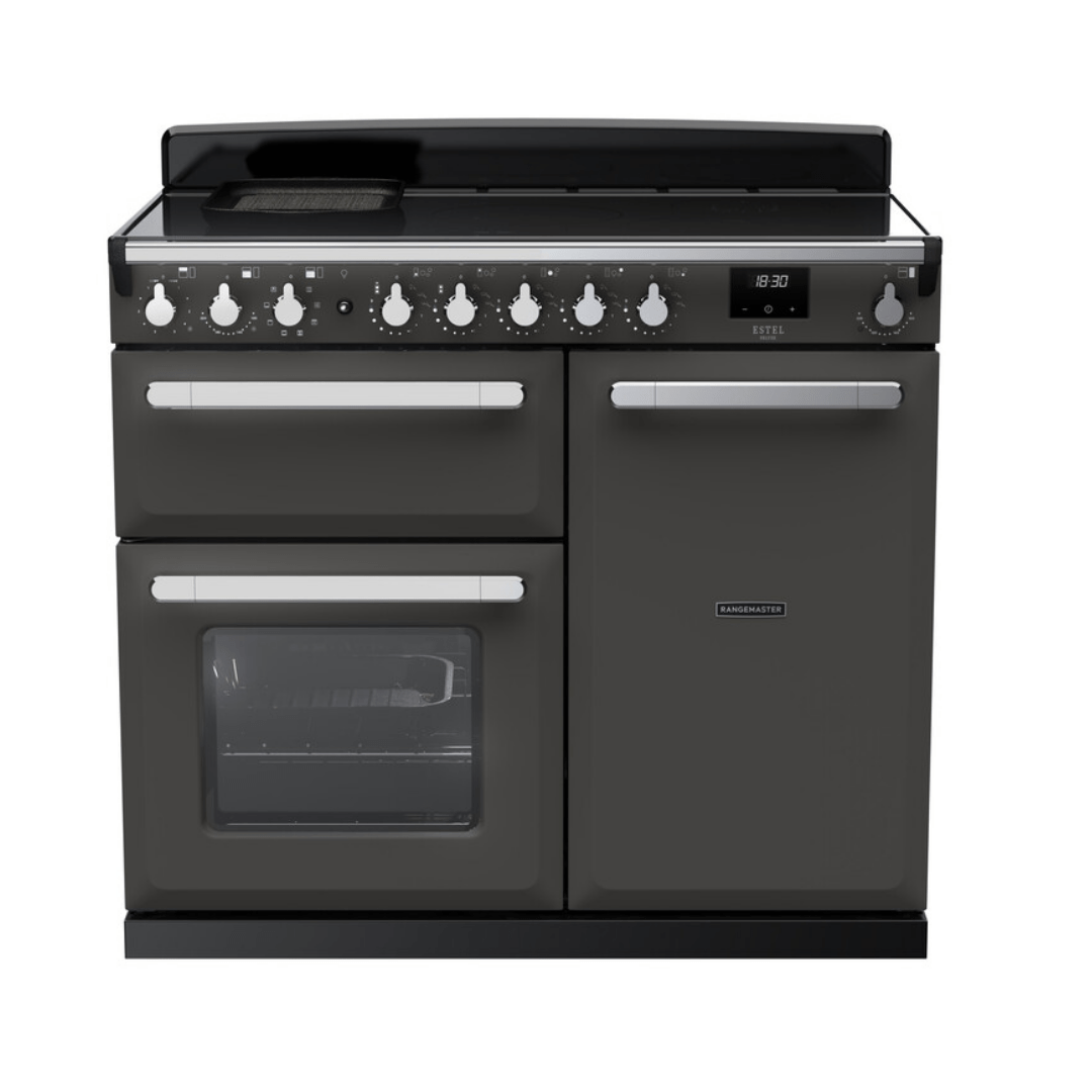 Rangemaster Estel Deluxe 100cm Induction Range Cooker - Carvers Interiors - Rangemaster
