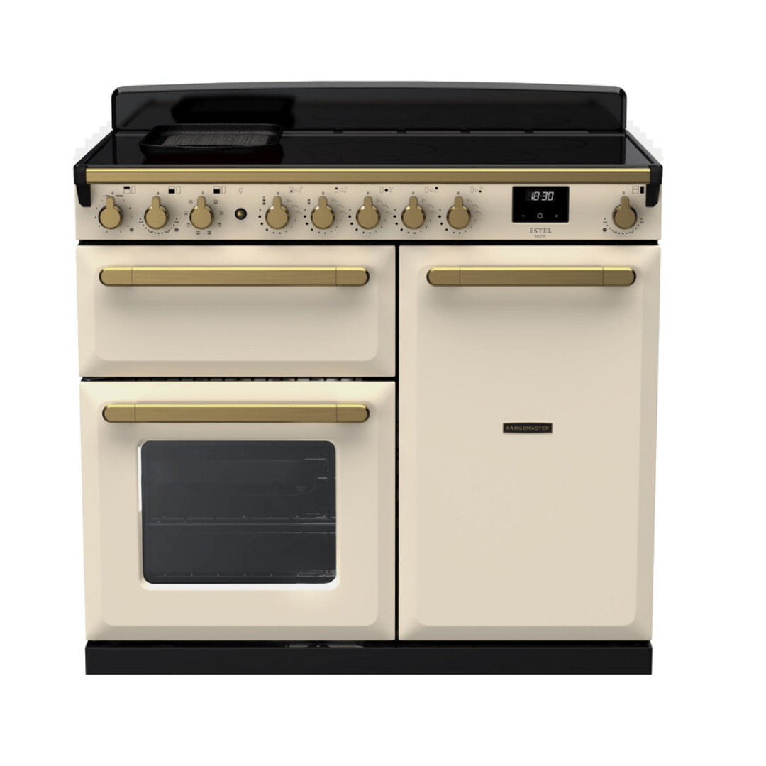 Rangemaster Estel Deluxe 100cm Induction Range Cooker - Carvers Interiors - Rangemaster