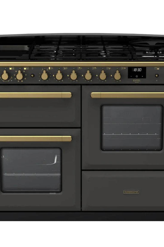 Rangemaster Estel Deluxe 110cm Dual Fuel Range Cooker - Carvers Interiors - Cookers and Bathroom Showroom Wolverhampton