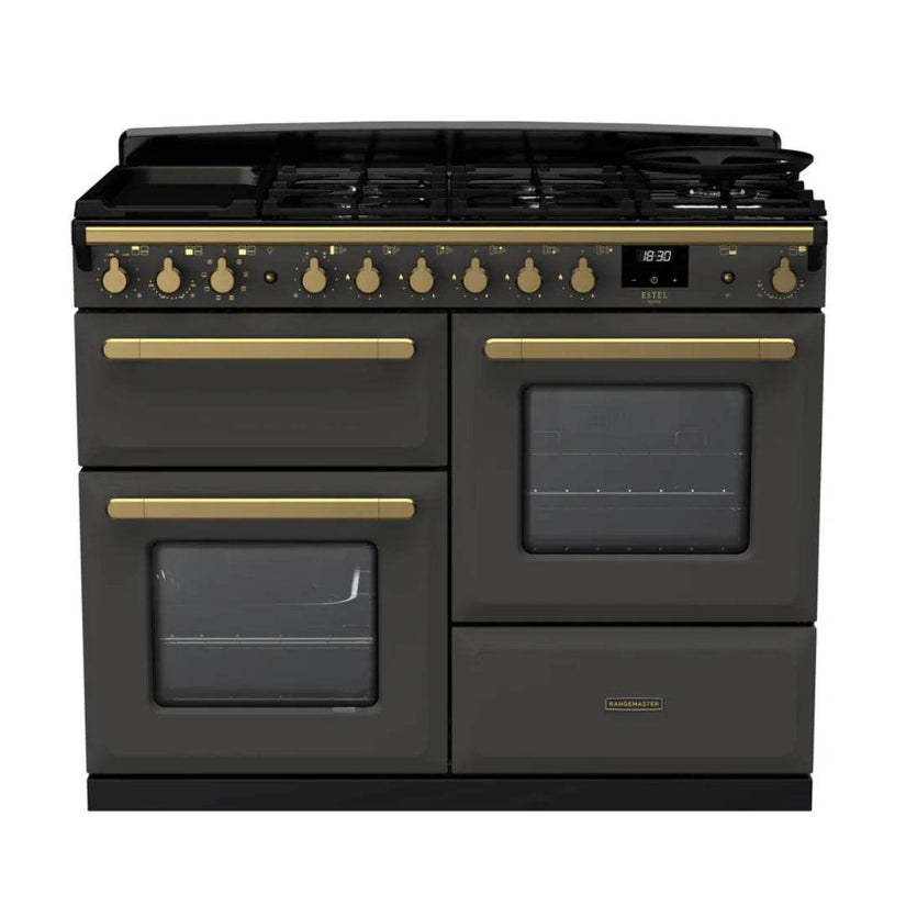 Rangemaster Estel Deluxe 110cm Dual Fuel Range Cooker - Carvers Interiors - Cookers and Bathroom Showroom Wolverhampton