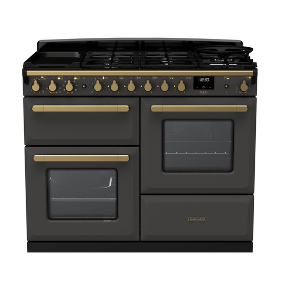 Rangemaster Estel Deluxe 110cm Dual Fuel Range Cooker - Carvers Interiors - Rangemaster