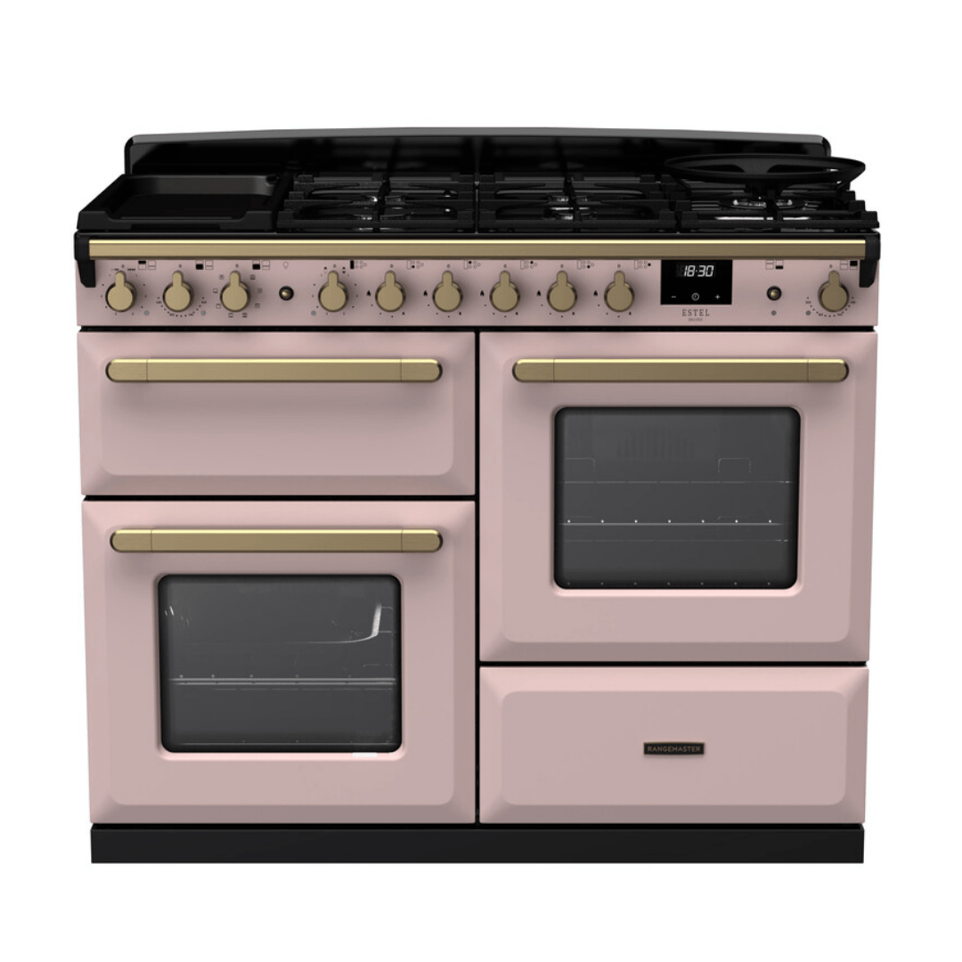 Rangemaster Estel Deluxe 110cm Dual Fuel Range Cooker - Carvers Interiors - Rangemaster