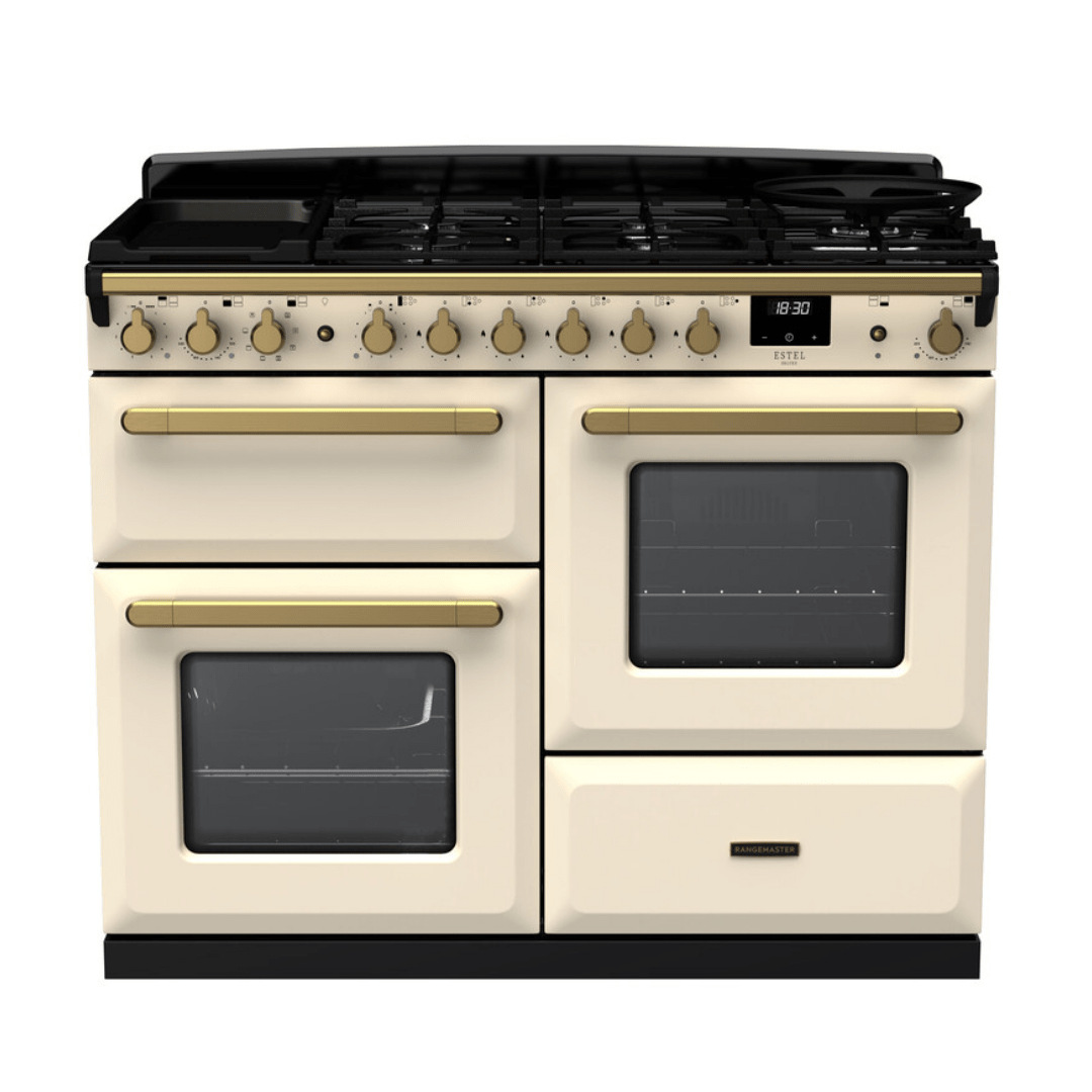 Rangemaster Estel Deluxe 110cm Dual Fuel Range Cooker - Carvers Interiors - Rangemaster