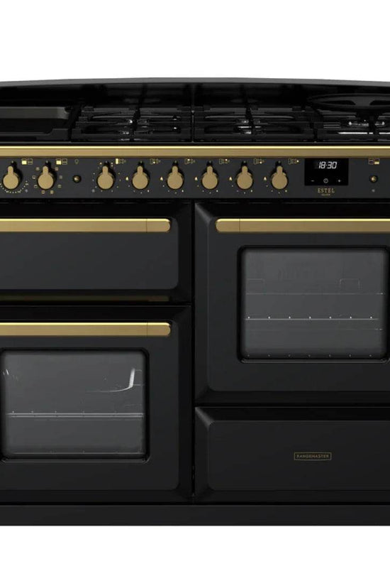 Rangemaster Estel Deluxe 110cm Dual Fuel Range Cooker - Carvers Interiors - Cookers and Bathroom Showroom Wolverhampton