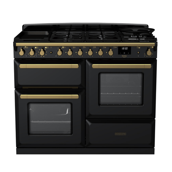 Rangemaster Estel Deluxe 110cm Dual Fuel Range Cooker - Carvers Interiors - Rangemaster