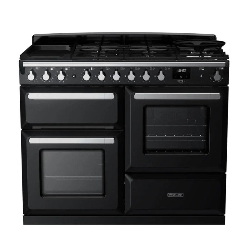 Rangemaster Estel Deluxe 110cm Dual Fuel Range Cooker - Carvers Interiors - Cookers and Bathroom Showroom Wolverhampton