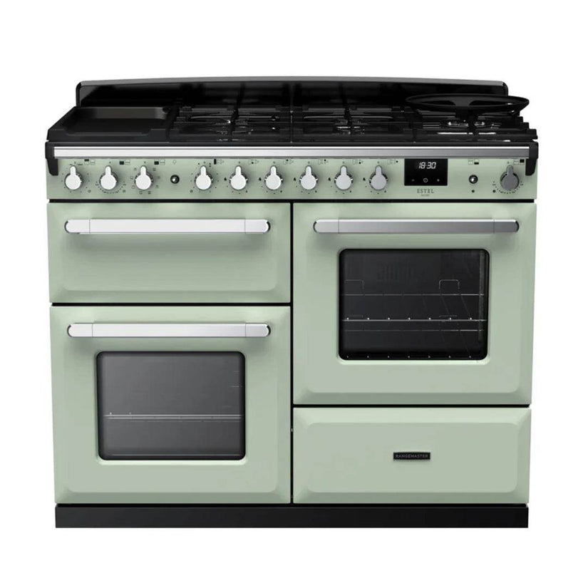 Rangemaster Estel Deluxe 110cm Dual Fuel Range Cooker - Carvers Interiors - Cookers and Bathroom Showroom Wolverhampton