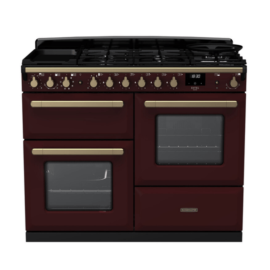 Rangemaster Estel Deluxe 110cm Dual Fuel Range Cooker - Carvers Interiors - Rangemaster