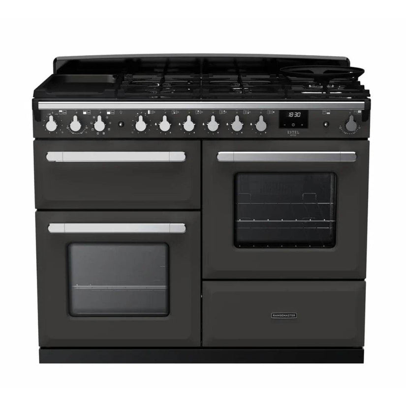 Rangemaster Estel Deluxe 110cm Dual Fuel Range Cooker - Carvers Interiors - Cookers and Bathroom Showroom Wolverhampton