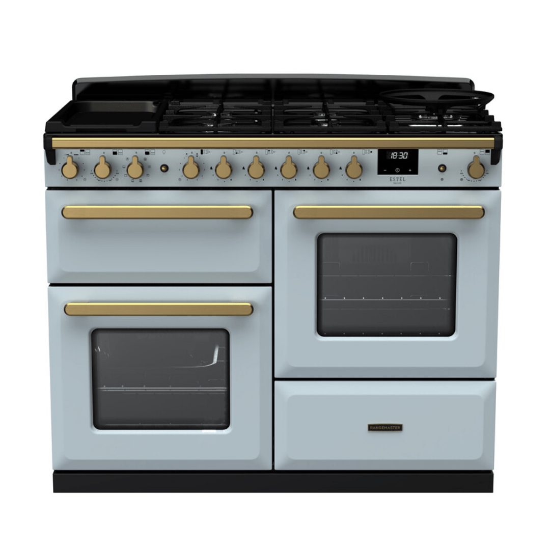 Rangemaster Estel Deluxe 110cm Dual Fuel Range Cooker - Carvers Interiors - Rangemaster