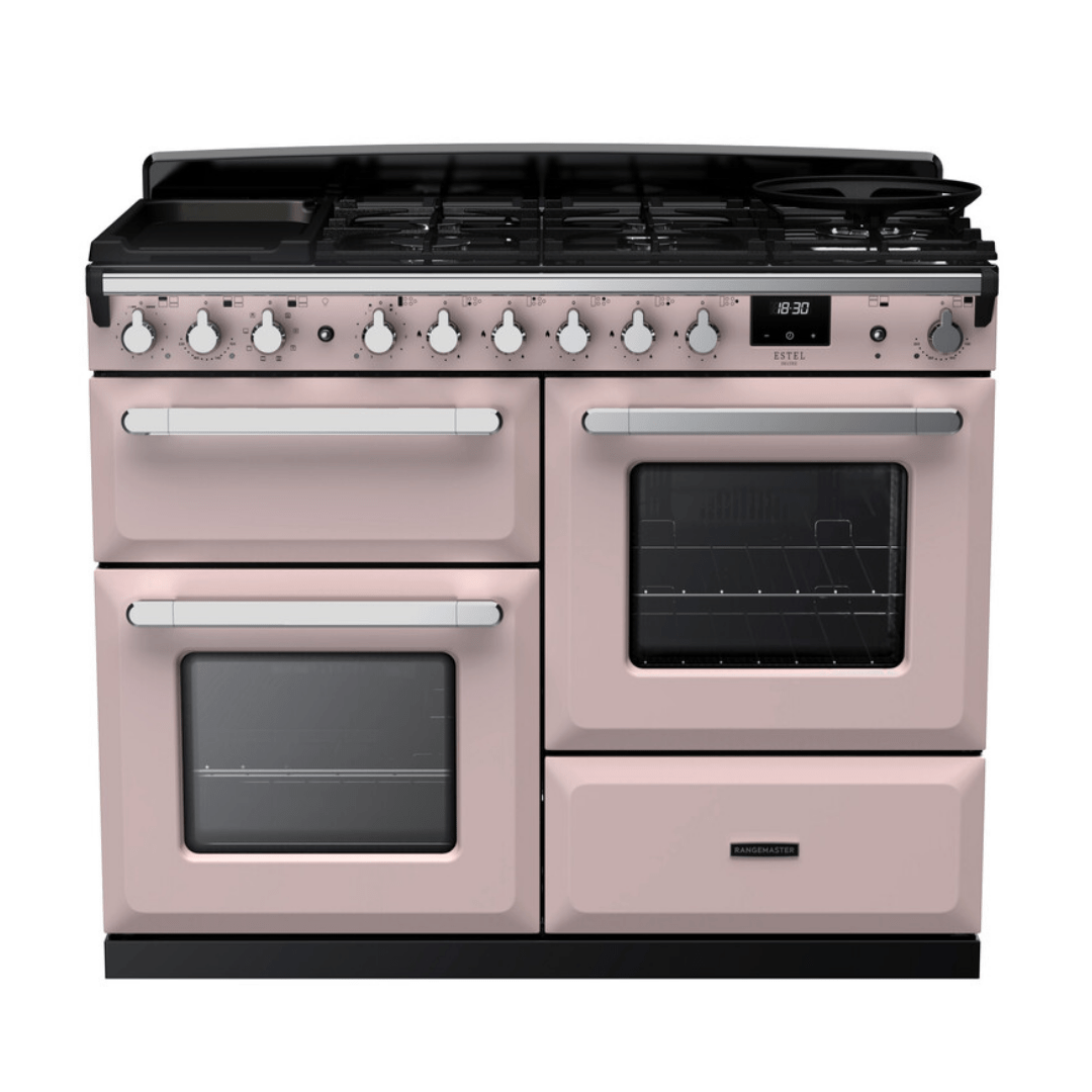 Rangemaster Estel Deluxe 110cm Dual Fuel Range Cooker - Carvers Interiors - Rangemaster