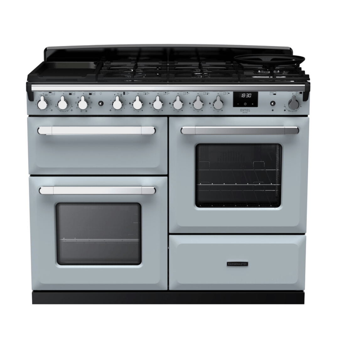 Rangemaster Estel Deluxe 110cm Dual Fuel Range Cooker - Carvers Interiors - Rangemaster