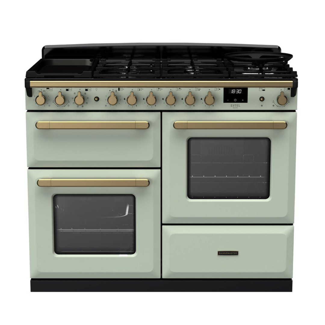 Rangemaster Estel Deluxe 110cm Dual Fuel Range Cooker - Carvers Interiors - Rangemaster