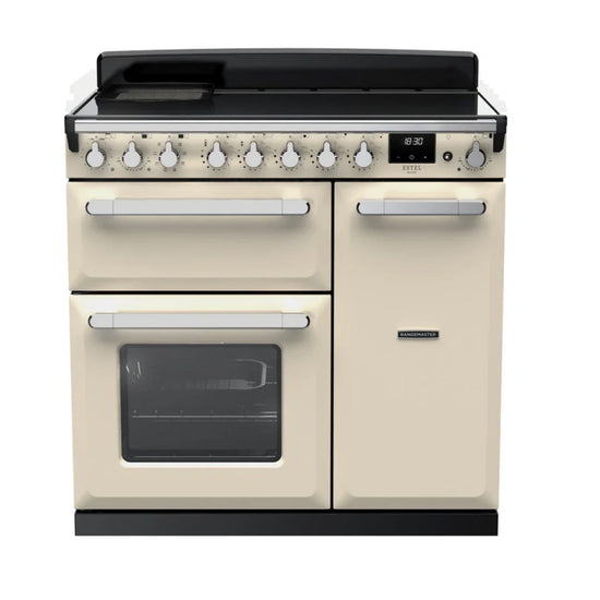 Rangemaster Estel Deluxe 90cm Induction Range Cooker - Carvers Interiors - Rangemaster