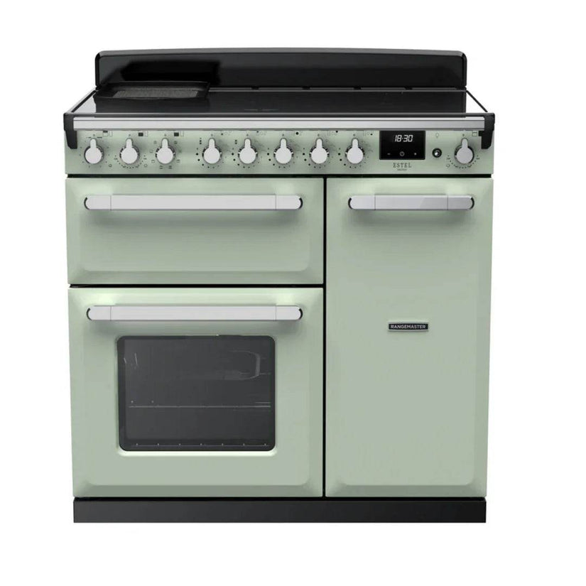 Rangemaster Estel Deluxe 90cm Induction Range Cooker - Carvers Interiors - Cookers and Bathroom Showroom Wolverhampton