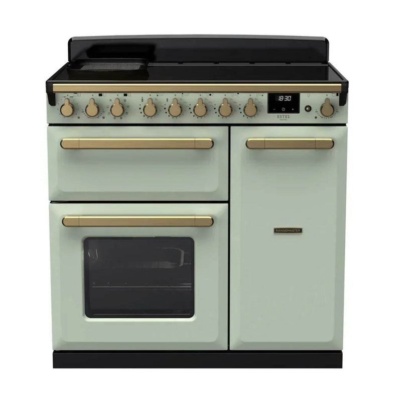 Rangemaster Estel Deluxe 90cm Induction Range Cooker - Carvers Interiors - Cookers and Bathroom Showroom Wolverhampton