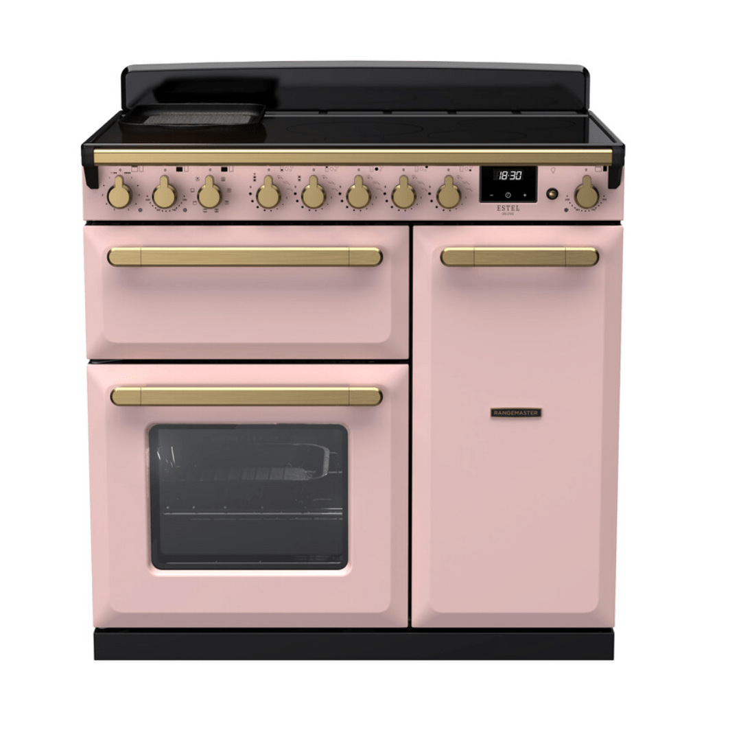 Rangemaster Estel Deluxe 90cm Induction Range Cooker - Carvers Interiors - Rangemaster