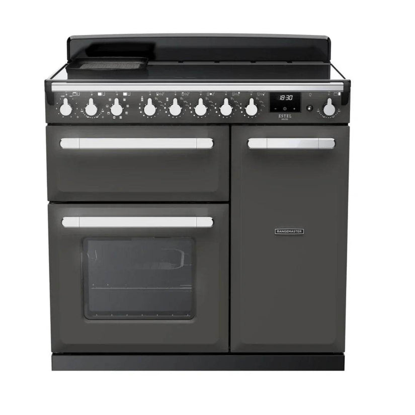 Rangemaster Estel Deluxe 90cm Induction Range Cooker - Carvers Interiors - Cookers and Bathroom Showroom Wolverhampton