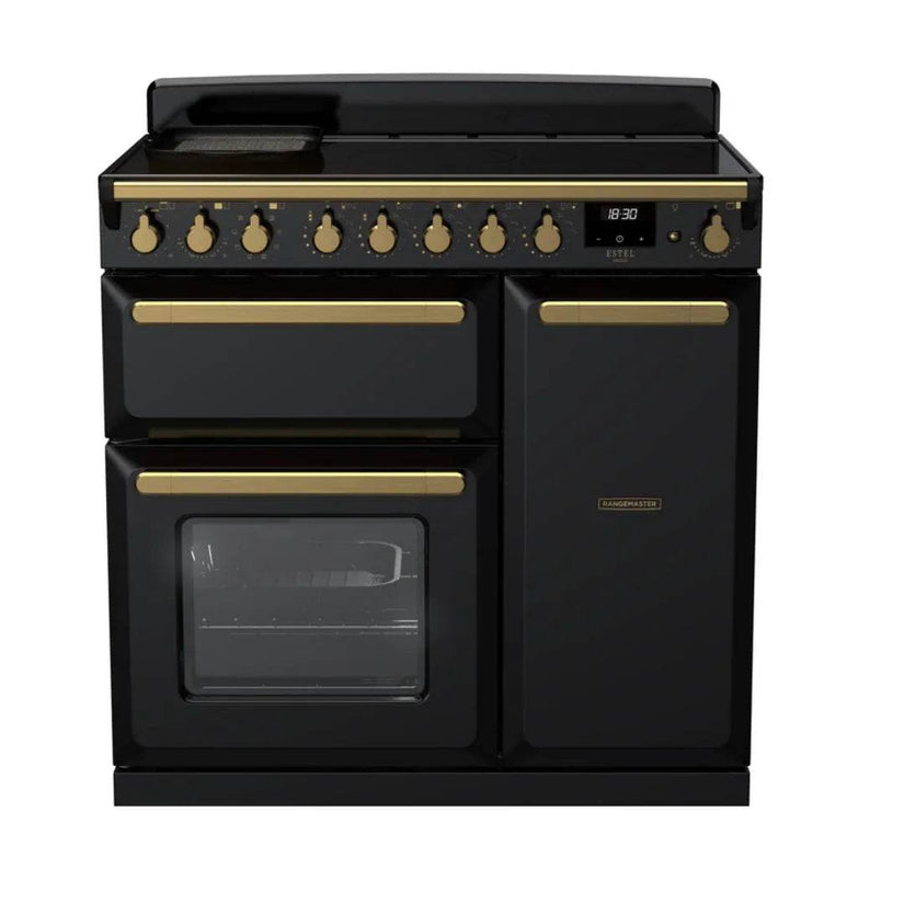 Rangemaster Estel Deluxe 90cm Induction Range Cooker - Carvers Interiors - Cookers and Bathroom Showroom Wolverhampton