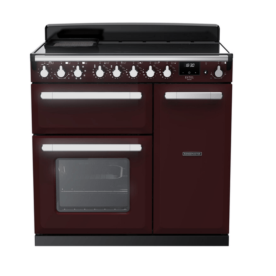Rangemaster Estel Deluxe 90cm Induction Range Cooker - Carvers Interiors - Rangemaster