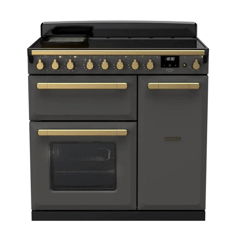 Rangemaster Estel Deluxe 90cm Induction Range Cooker - Carvers Interiors - Cookers and Bathroom Showroom Wolverhampton