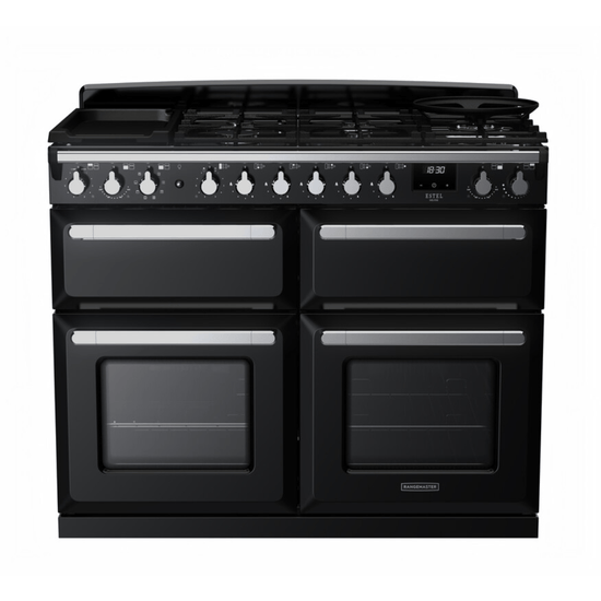 Rangemaster Estel Deluxe BC 110cm Dual Fuel Range Cooker - Carvers Interiors - Rangemaster