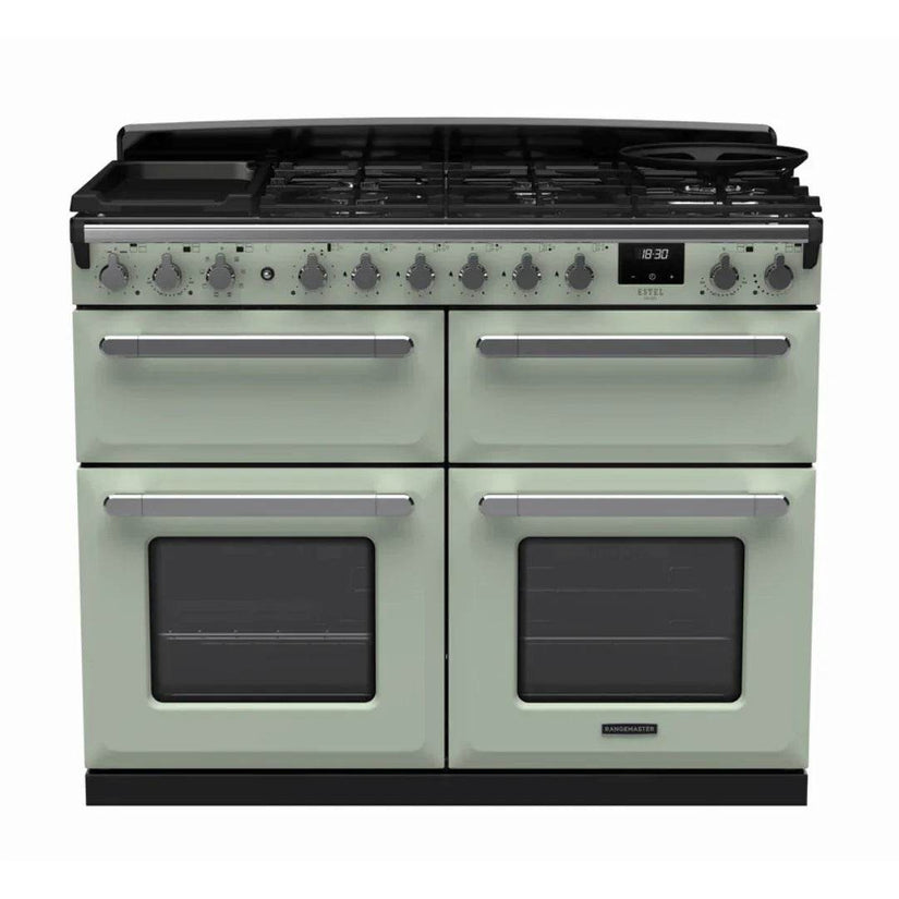Rangemaster Estel Deluxe BC 110cm Dual Fuel Range Cooker - Carvers Interiors - Cookers and Bathroom Showroom Wolverhampton